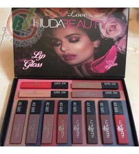 12 Color Love Huda Beauty Lip Gloss